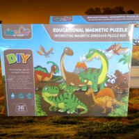 НОВО! Дигитална дървена кутия с магнити на динозаври, снимка 10 - Образователни игри - 38416991