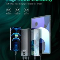 Charmast Power Bank 30000mAh, 20W Power Delivery QC 3.0 USB C Battery Pack Quick Charge Portable , снимка 8 - Външни батерии - 43382922