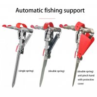Автоматична самозасичаща  стойка за риболов с две пружини, снимка 5 - Такъми - 39741049