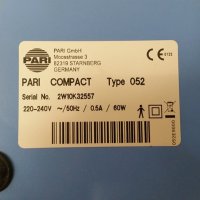 Pari compact type 052-инхалатор, снимка 3 - Други - 28962493