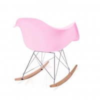  Люлеещ се стол Mecedora Aryana Rocker розов кресло градински стол, снимка 3 - Столове - 39531499