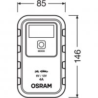 SМАRТ зарядно за акумулатор OSRAM 904 - 6/12V,4A, снимка 11 - Аксесоари и консумативи - 35411865