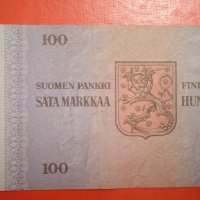 Банкнота 100 марки Финландия 1976, снимка 2 - Нумизматика и бонистика - 43854754