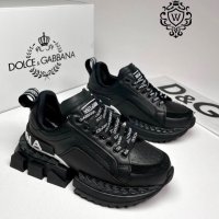 Dolce & Gabbana Черни Спортни Обувки Дамски Маратонки Кецове Долче и Габана, снимка 1 - Маратонки - 33953300