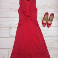 Секси малиново червена рокля , снимка 1 - Рокли - 43406740