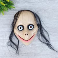 3110 Страшна Halloween маска Момо с коса, снимка 4 - Други - 38113185