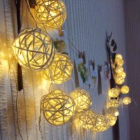 Коледни лампички декорация, снимка 3 - Декорация за дома - 43765281