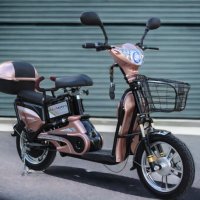 Електрически скутер-велосипед MaxMotors EBZ16 500W - ROSE GOLD, снимка 1 - Мотоциклети и мототехника - 41827558