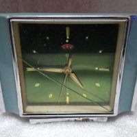 Стар Китайски настолен механичен Часовник с Будилник, снимка 1 - Антикварни и старинни предмети - 43036369