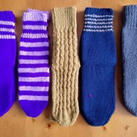 Плетени чорапи ,терлици и хватки, снимка 1 - Други - 40140010