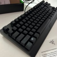 Геймърска механична клавиатура Razer BlackWidow V3 Tenkeyless, Chroma RGB, Green Switch, Черна , снимка 2 - Клавиатури и мишки - 44102919