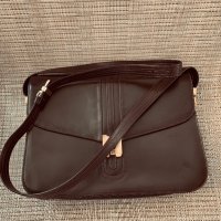 Стилна vintage чанта ALMADA  цвят тъмен шоколад, снимка 2 - Чанти - 37627048