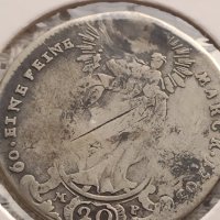 Сребърна монета 20 кройцера 1763г. Адам Фридрих фон Сеинсхеим Вюрцбург 29758, снимка 8 - Нумизматика и бонистика - 43000781