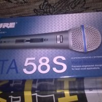 shure beta sm58s-profi microphone-внос швеицария, снимка 5 - Микрофони - 27576025