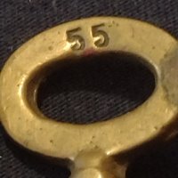 Два стари редки бронзови ключа от соца с номера за КОЛЕКЦИОНЕРИ 12366, снимка 2 - Други ценни предмети - 43267848