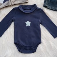 Бебешка жилетка H&M Мики Маус, дънки и боди 0-3 месеца , снимка 7 - Комплекти за бебе - 42956725