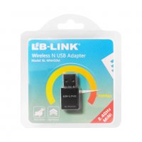 Безжичен мрежов адаптер LB-LINK BL-WN450M, USB, 300Mbps, Черен, снимка 2 - Кабели и адаптери - 37452729