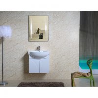 Огледало за баня с LED осветление 6500 К – студена светлина, снимка 2 - Огледала - 27505127