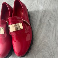 Нови червени обувки размер 38, снимка 2 - Дамски ежедневни обувки - 43848921