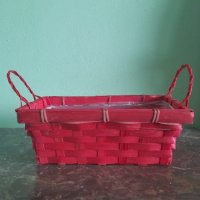 Плетена кошница , снимка 1 - Декорация за дома - 44017343