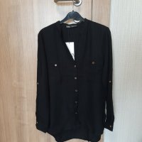 С етикет! Дамска риза Zara, снимка 2 - Ризи - 32864349