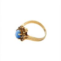Златен дамски пръстен 2,96гр. размер:51 14кр. проба:585 модел:23007-5, снимка 2 - Пръстени - 44866673