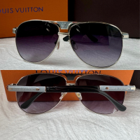 Louis Vuitton мъжки слънчеви очила авиатор, снимка 1 - Слънчеви и диоптрични очила - 44845152