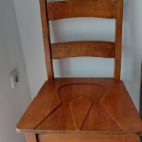 Продавам два стола от масивно дърво, снимка 1 - Столове - 37334147