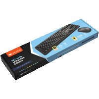 2 в 1 Комплект клавиатура и мишка Безжични CANYON CNS-HSETW02-BG Класически форм-фактор, снимка 3 - Клавиатури и мишки - 36642188