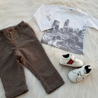 Панталон жилетка и блуза H&M 3-6 месеца, снимка 2 - Комплекти за бебе - 32253212