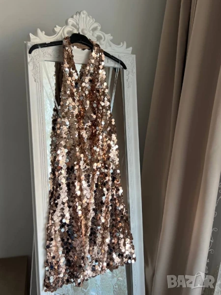 рокля с пайети , снимка 1