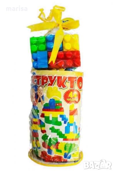 Конструктор с едри елементи 44 части в плик - 011102, снимка 1
