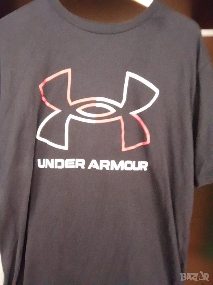 XL Мъжка тениска черна Under Armour , снимка 1