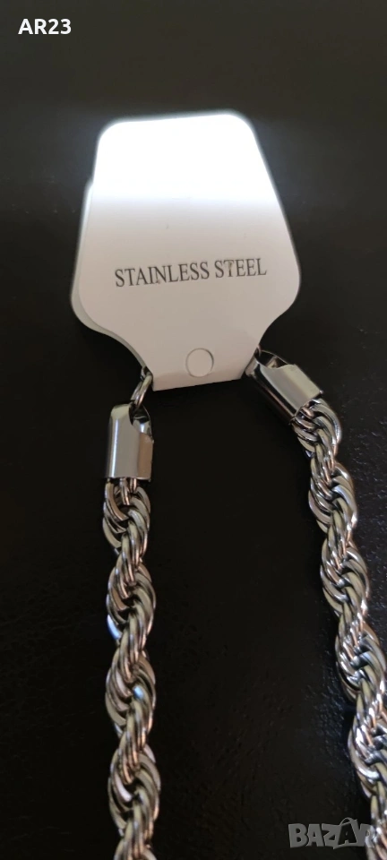 Мъжки синжир от неръждаема стомана 8 мм, снимка 1