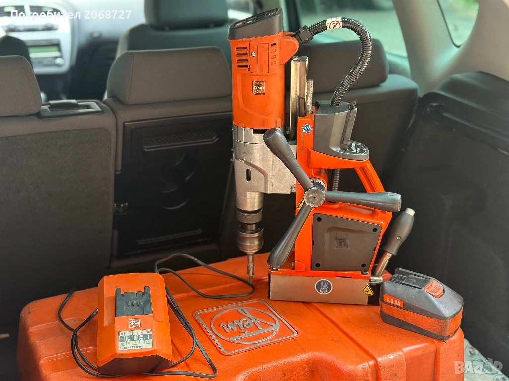 Fein AKBU 35 PMQW безжична магнитна бормашина, снимка 1