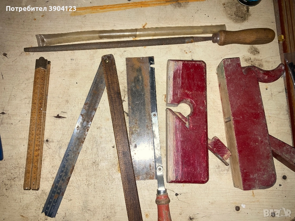 Дърводелски стари инструменти, снимка 1