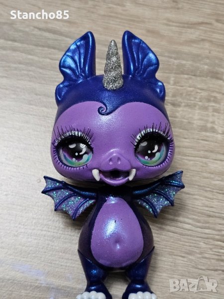 Poopsie Sparkly Critters Series MIDNIGHT Purple Bat Dragon, снимка 1