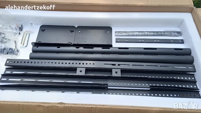 Двойна стойка за лед панел Mito Light конструктивни и крепежни еламенти за стойката, снимка 1