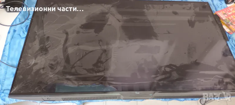 NEXT YE-55GFSG7-4K със счупен екран K550WDGF4 LC550EQQ(SM)(A4)/9612T10E/K-P168-S04/4708-K55GF4-A1113, снимка 1