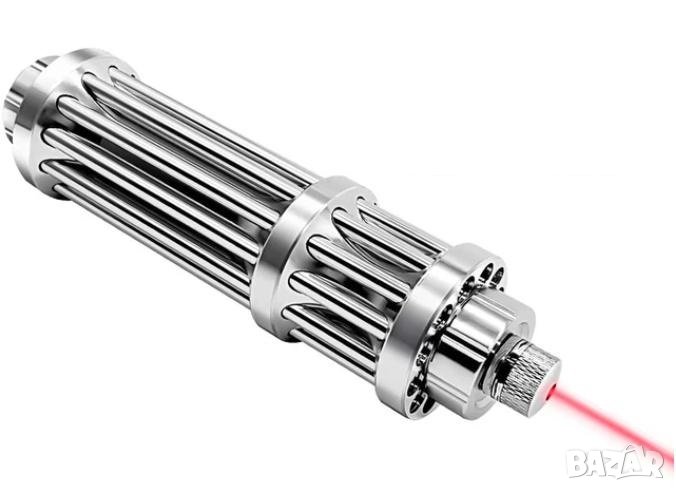 Супер Мощен Лазер Акумулаторен Лазер Високоенергиен Лазер Военен Лазер 10000 Mетра GATLING Лазер, снимка 1