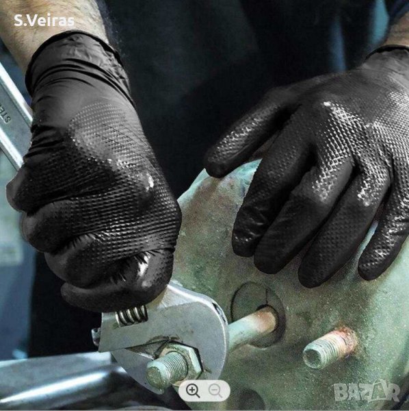 Защитни Ръкавици с Диамантена структура, Без Пудра, Размери-M, L, XL, снимка 1