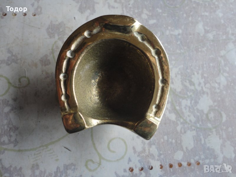 Бронзова фигура пластика подкова , снимка 1