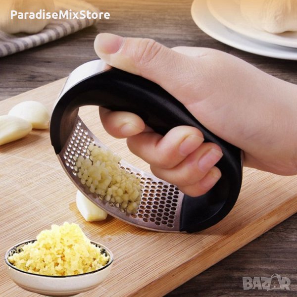 Ръчна преса за чесън от неръждаема стомана , снимка 1