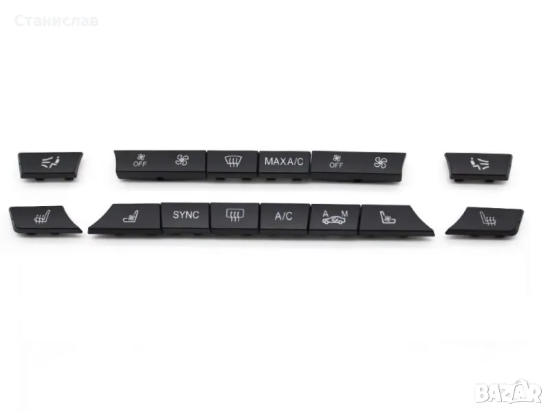 BMW 5 F10 Комплект капачета на климатроник, снимка 1