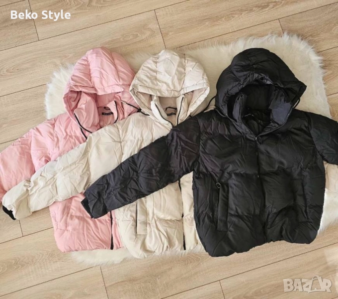 Дамско яке с качулка, снимка 1