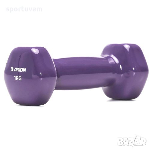 Гира 1 кг ORION с винилово покритие, което я прави лесна за поддръжка и предпазва от евентуални нара, снимка 1