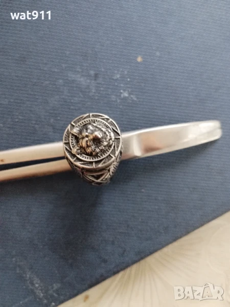 мъжки пръстен с глава на вълк, снимка 1