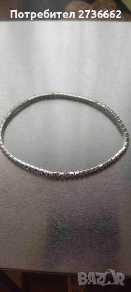 Регулируема гривна със сребърно покритие  , снимка 1