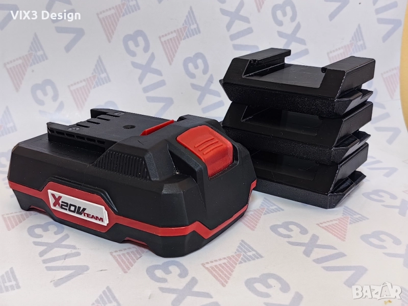 Адаптор за батерия Parkside към кутия Milwaukee, снимка 1