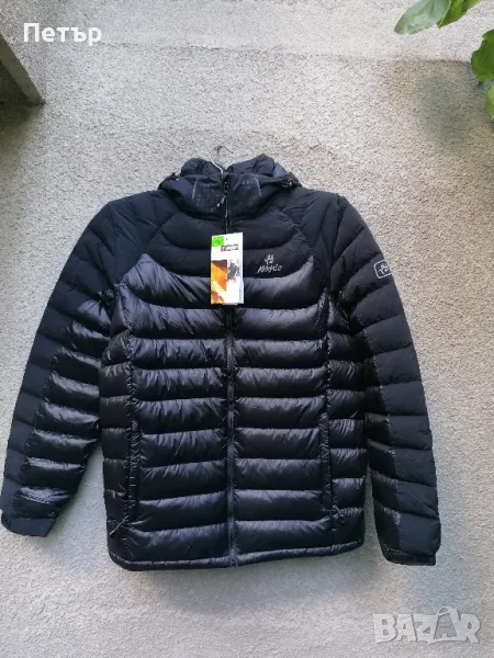 Продавам ново мъжко черно дебело качествено пухено яке  Mahalo , снимка 1
